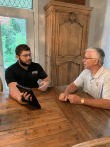home inspector Whitby with client